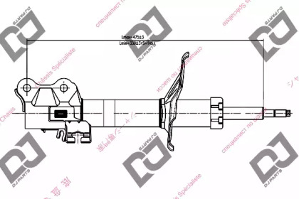 Амортизатор DJ PARTS DS1104GS